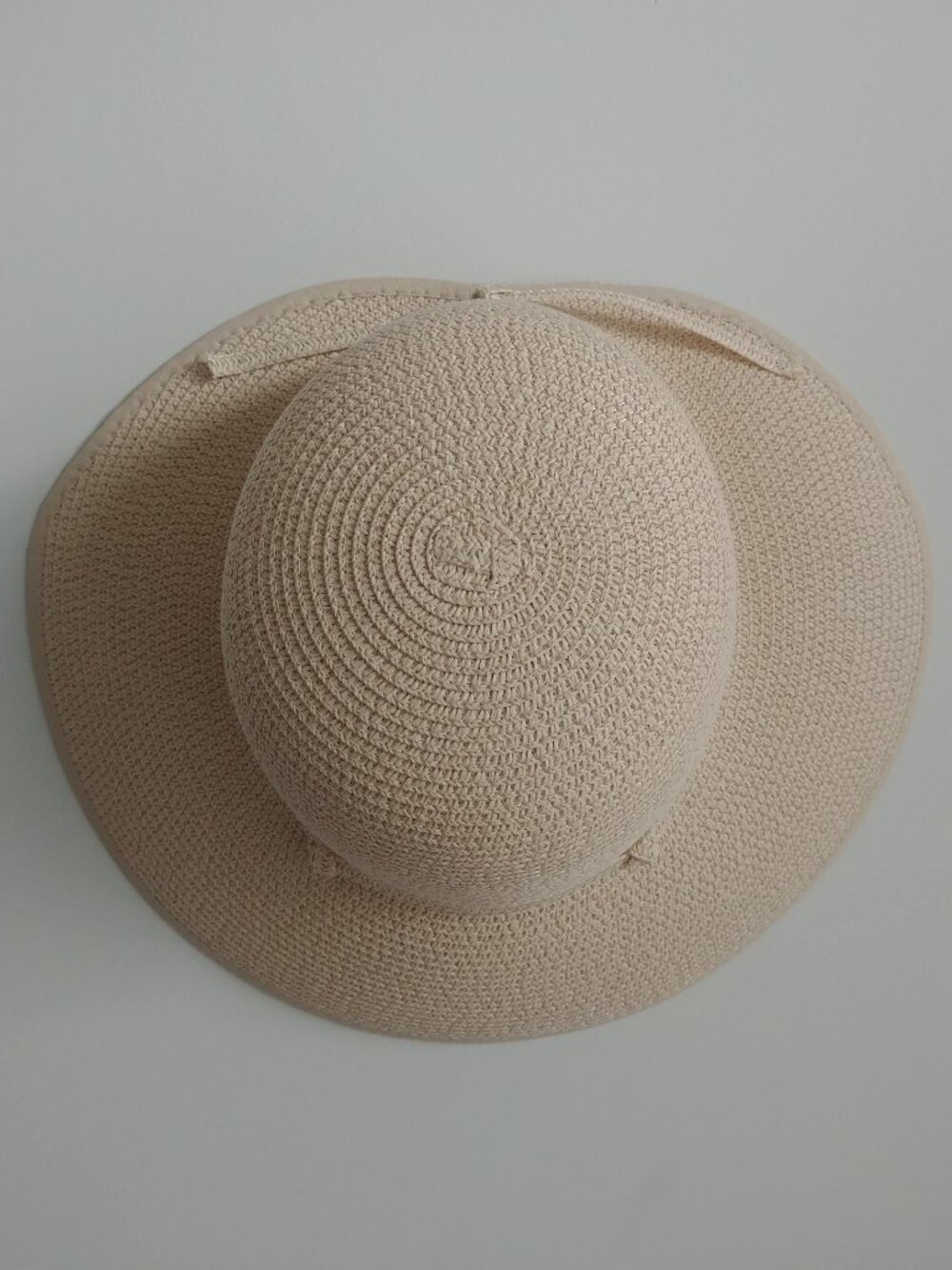 100% paper straw neutral summer hat wide visor front split brim back Magic Hats